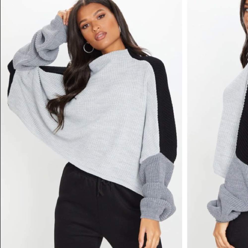 oversized knit sweater
